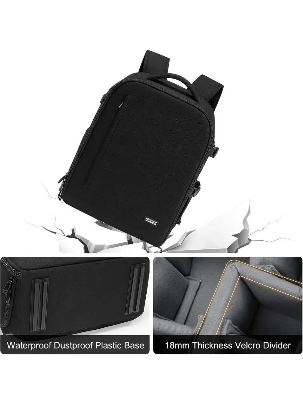 Extra Large DSLR Camera Backpack with 17